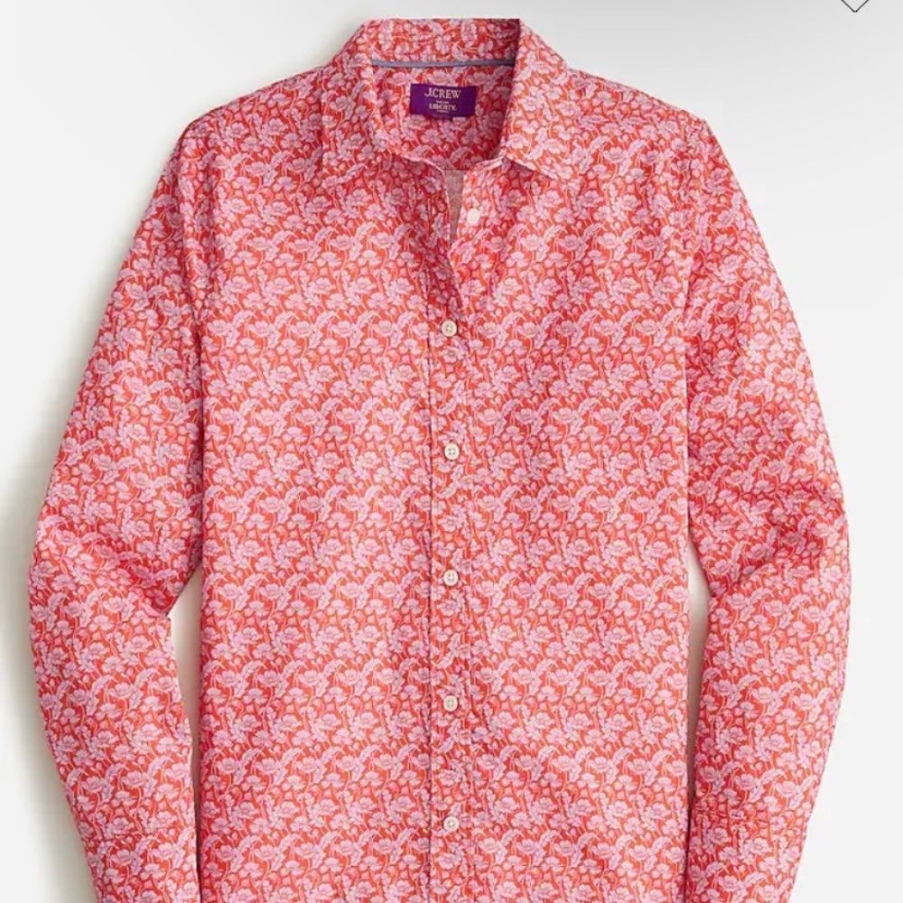 J. Crew Liberty of London Slim Fit Cotton Button Down Shirt